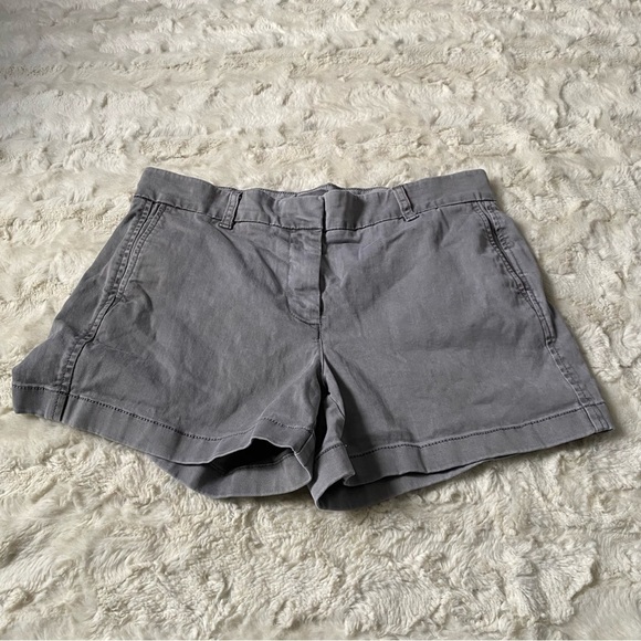J. Crew Pants - J. Crew Women's Size 6 Gray Chino Shorts